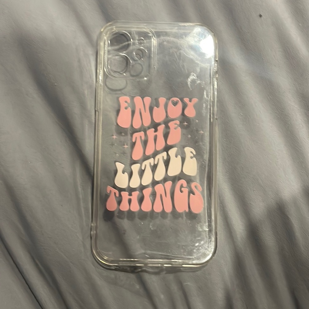 Enjoy the little things IPhone 12 case